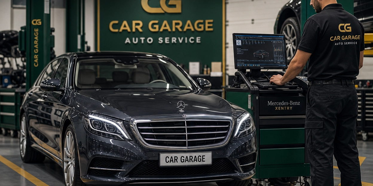 Mercedes-Benz workshop in Dubai