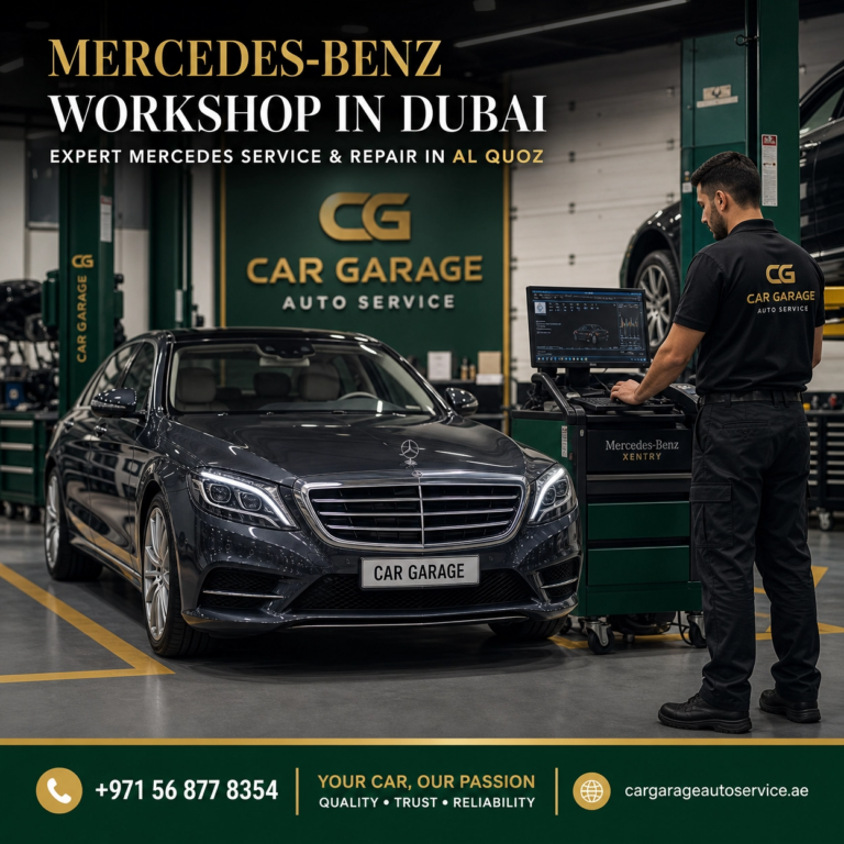Mercedes-Benz workshop in Dubai