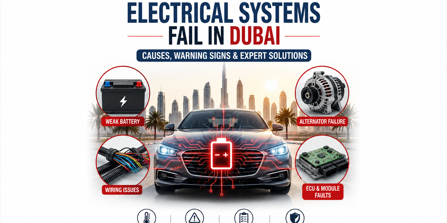 #1 Why Car Electrical Systems Fail in Dubai | Expert Guide