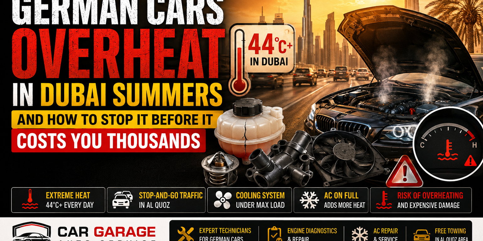 Why German Cars Overheat in Dubai Summers — And How to Stop It Before It Costs You Thousands