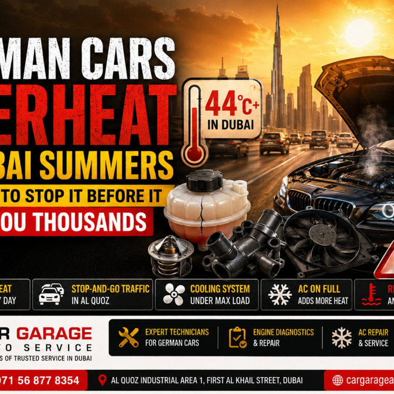 Why German Cars Overheat in Dubai Summers — And How to Stop It Before It Costs You Thousands