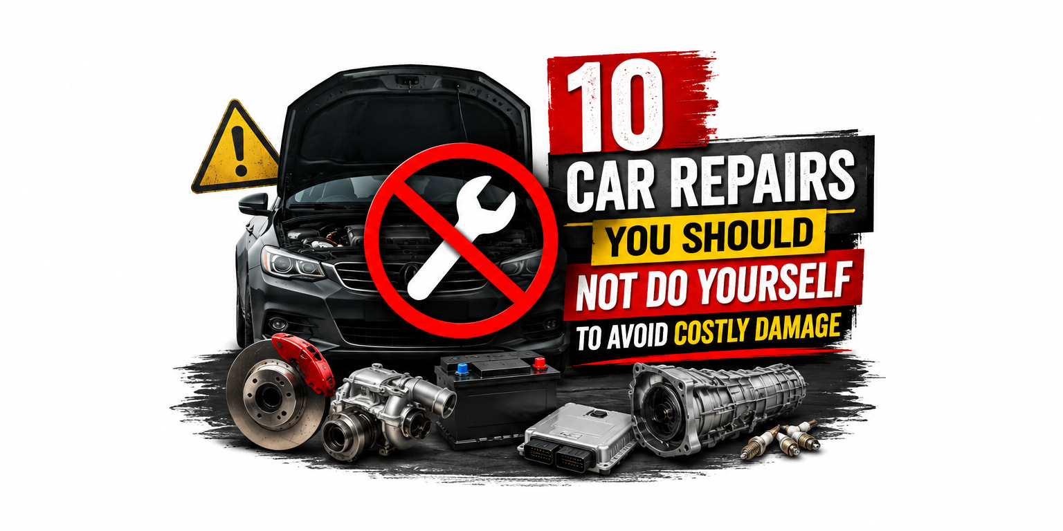 10 Car Repairs You Should Not Do Yourself to Avoid Costly Damage
