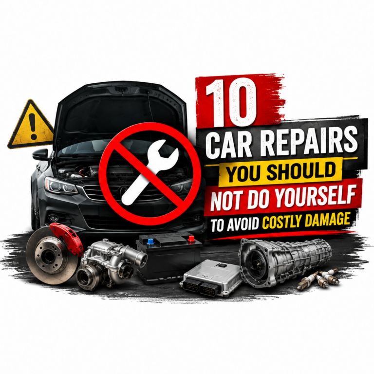 10 Car Repairs You Should Not Do Yourself to Avoid Costly Damage