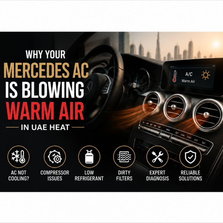 Mercedes AC Blowing Warm Air in Dubai | Causes & Fix Mercedes AC Blowing Warm Air in Dubai | Causes & Fix