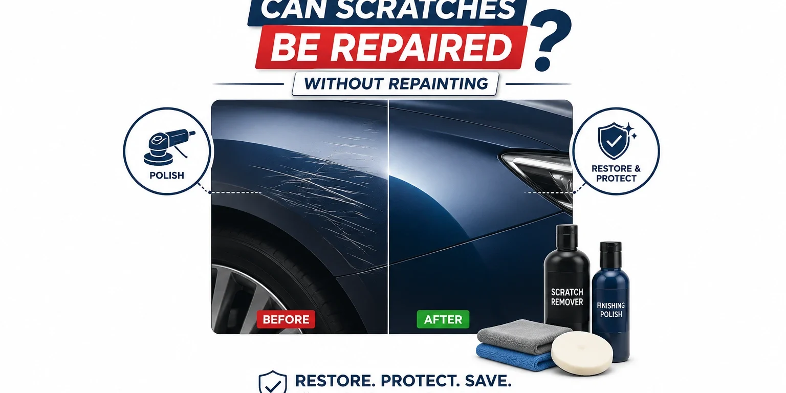Can Scratches Be Repaired Without Repainting