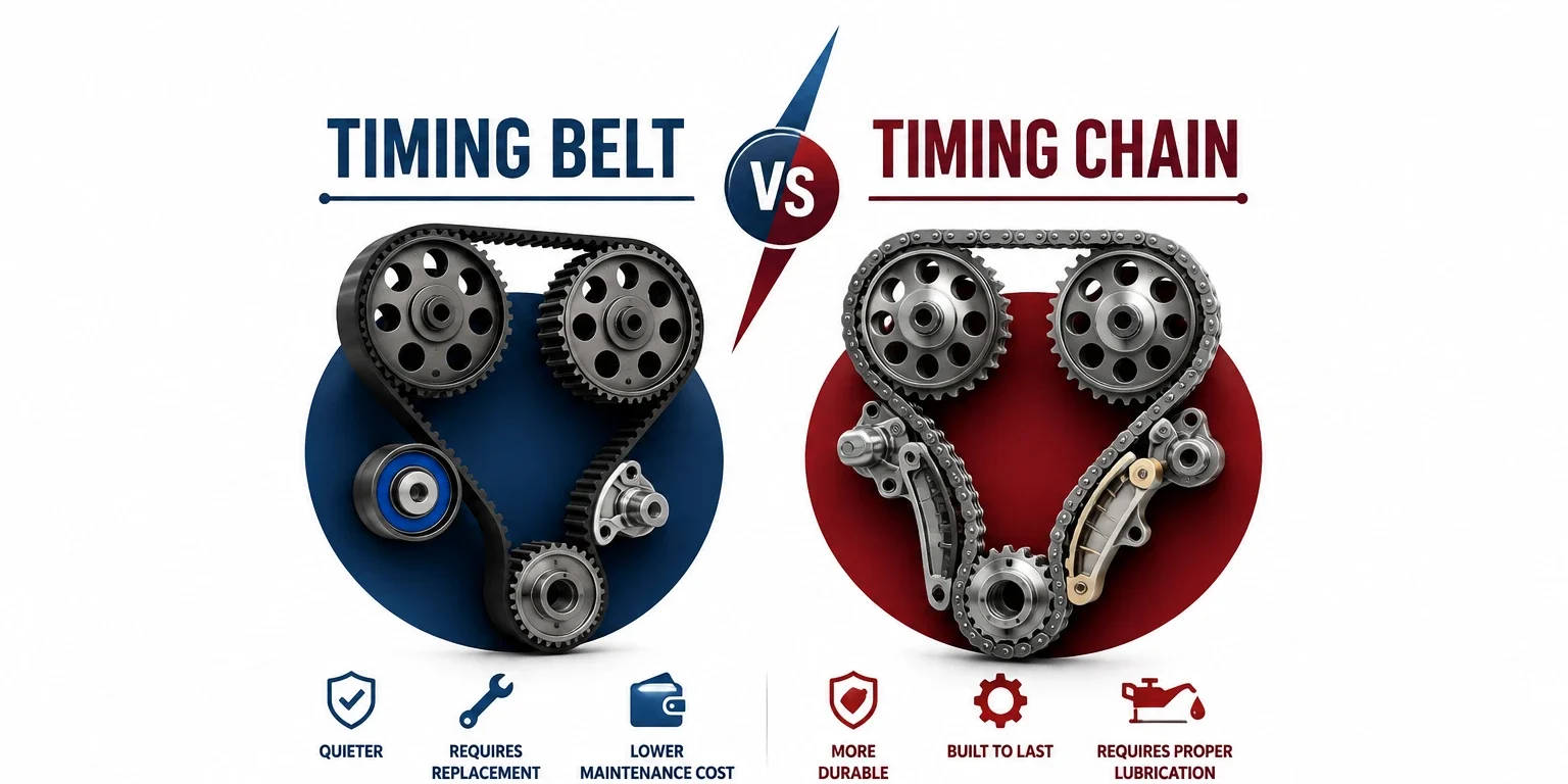 Timing Belt vs Timing Chain